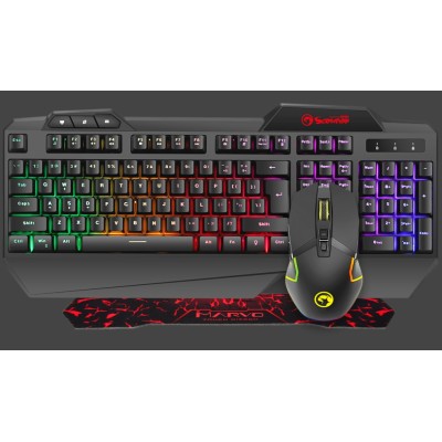 MARVO Keyboard, Mouse&Mouse Pad Gaming Combo CM306