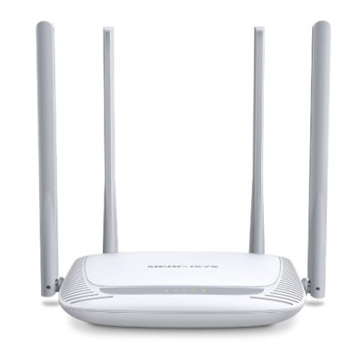 Mercusys Wireless N Router 300Mbps Enhanced 4 x 5dBi antennas provide up to 500m2 of wireless covera